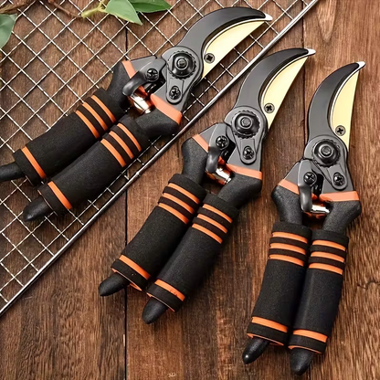 8.5-inch professional titanium alloy bypass pruning shears (T13) - Ultra-sharp advanced gardening shears, handheld garden hedge pruning shears - heavy-duty gardening tools - Image 5