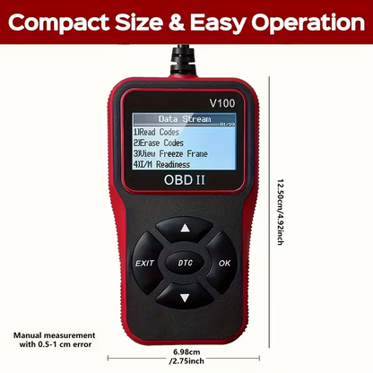 Automobile OBD2 Fault Diagnosis Instrument, engine fault code Reader, suitable for all OBD II models in 1996+, plug-and-play vehicle condition detection tool, a practical car gift for your boyfriend or father - Image 3