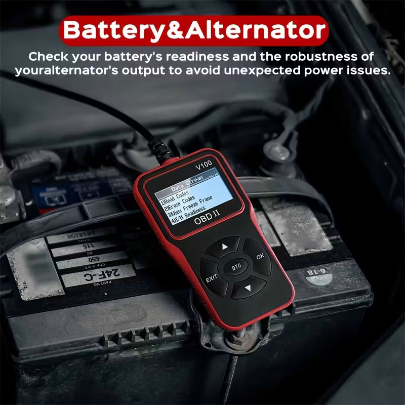 Automobile OBD2 Fault Diagnosis Instrument, engine fault code Reader, suitable for all OBD II models in 1996+, plug-and-play vehicle condition detection tool, a practical car gift for your boyfriend or father - Image 5
