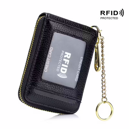 Casual style multi-compartment zipper wallet: Cards and loose change are neatly sorted - Image 7