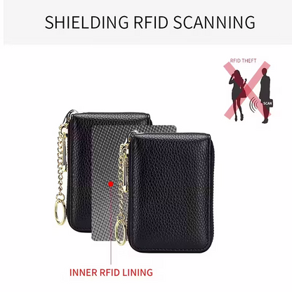 Casual style multi-compartment zipper wallet: Cards and loose change are neatly sorted - Image 8