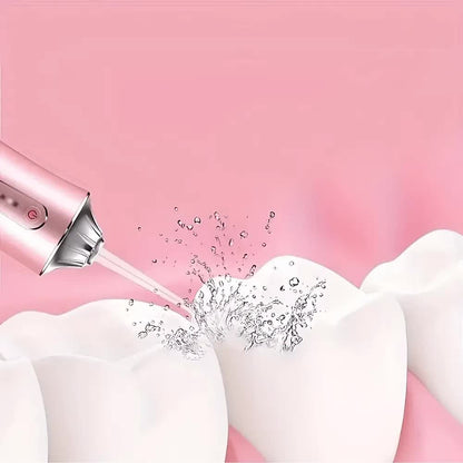 Wireless electric water toothbrush set, equipped with 4 nozzle heads - 360° rotatable nozzles, USB charging, lithium battery, suitable for daily teeth and gum cleaning, suitable for both men and women, is the perfect gift for the holidays. Dental cleaning - Image 4