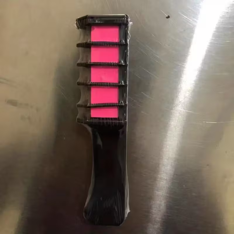 10-color washable temporary hair dye powder set! Safe and non-damaging to hair! Powder comb design! Creative styling products for girls - Image 9