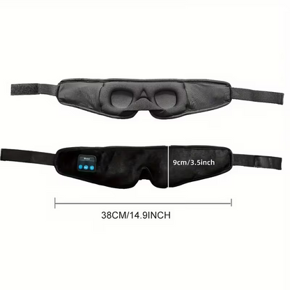 1 3D wireless sleep mask with 5.2BT headphones, the best sleep mask, Type-C charging cable built-in, wireless music eye mask, suitable for both men and women, wireless sleep mask, sleep eye mask, travel sleep aid, portable sleep solution, soft ear pads, l - Image 5