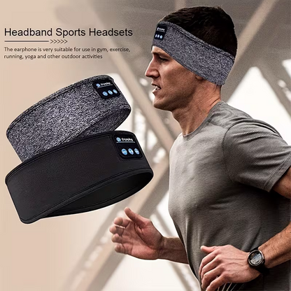 The dual-purpose wireless headphones for sleep and exercise feature a headband design that is light, thin and soft, providing a comfortable fit without pressing on the ears - Image 4