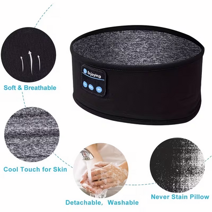 The dual-purpose wireless headphones for sleep and exercise feature a headband design that is light, thin and soft, providing a comfortable fit without pressing on the ears - Image 7