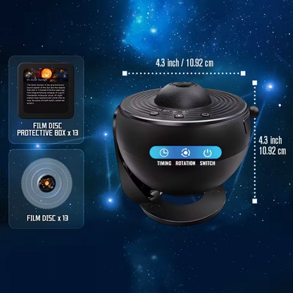 12-in-1 Constellation and Planetary arium Projector - USB power supply, modern space-themed night light with aurora effect, suitable for bedrooms, suitable for teenagers and adults, adjustable display Settings - Image 5