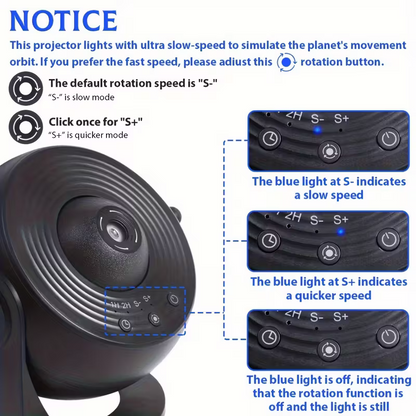 12-in-1 Constellation and Planetary arium Projector - USB power supply, modern space-themed night light with aurora effect, suitable for bedrooms, suitable for teenagers and adults, adjustable display Settings - Image 7