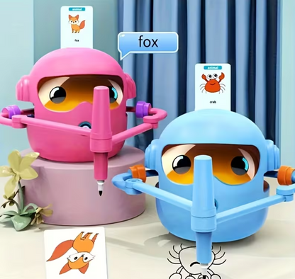 Smart Children's Drawing Robot, an automatic drawing robot toy and interactive educational painting machine. This intelligent robot is a fun educational toy, equipped with 100 cards, suitable for boys and girls aged 3 and above. It makes a perfect gift fo - Image 5