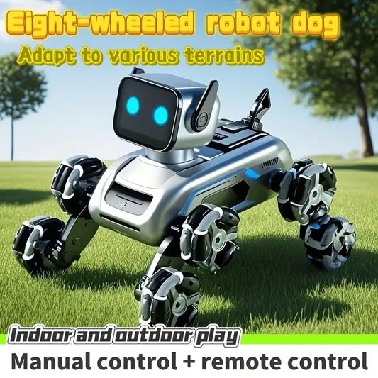 Eight-Wheeled Robotic Dog: Flexible Limbs, Adapts to Various Terrains. Indoor & Outdoor Fun Toy (No Feeding Required), A New Robotic Companion, Perfect for Birthday/Christmas Gifts – An Ideal Festive Present. - Image 5