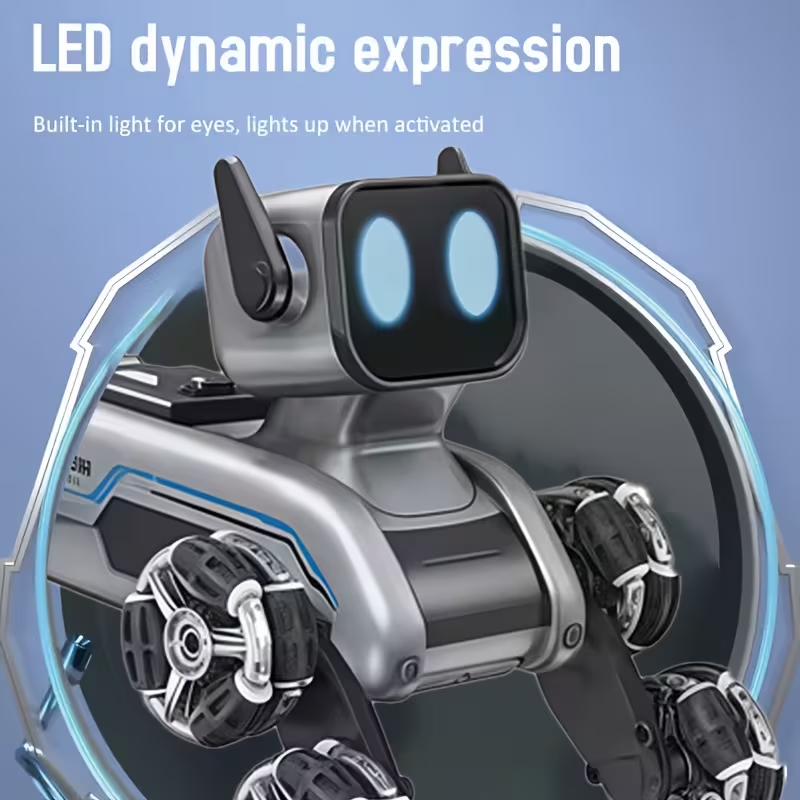 Eight-Wheeled Robotic Dog: Flexible Limbs, Adapts to Various Terrains. Indoor & Outdoor Fun Toy (No Feeding Required), A New Robotic Companion, Perfect for Birthday/Christmas Gifts – An Ideal Festive Present. - Image 6