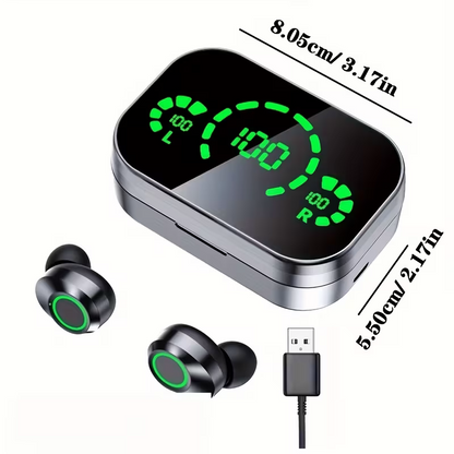 New wireless headphones mini earbuds TWS stereo headphones, compatible with both Apple and Android phones - Image 3