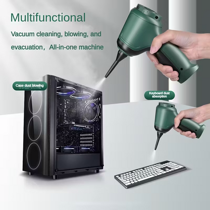 Three-in-one high-power cordless vacuum cleaner, suitable for both car and home use, with an ultra-long battery life. It can vacuum, blow air, remove dust, and clean pet hair. It comes with a variety of accessories and is ready to use immediately - Image 5