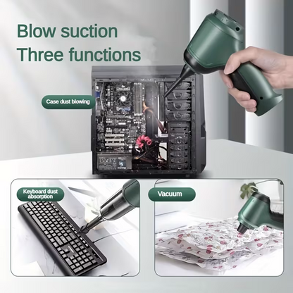 Three-in-one high-power cordless vacuum cleaner, suitable for both car and home use, with an ultra-long battery life. It can vacuum, blow air, remove dust, and clean pet hair. It comes with a variety of accessories and is ready to use immediately - Image 6