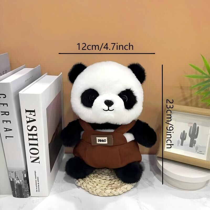 A unique Chinese panda plush toy, a simulated giant panda doll (green) - Image 5