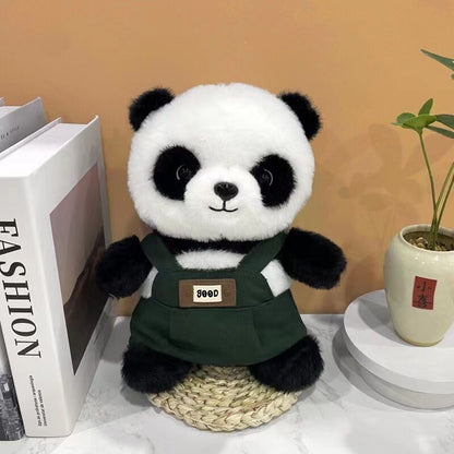 A unique Chinese panda plush toy, a simulated giant panda doll (green) - Image 6