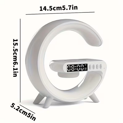 Wireless speaker with mobile phone charger; Creative ambient light night light; multi-functional music speaker suitable for teenagers and adults; bedroom bedside sound gift - Image 5