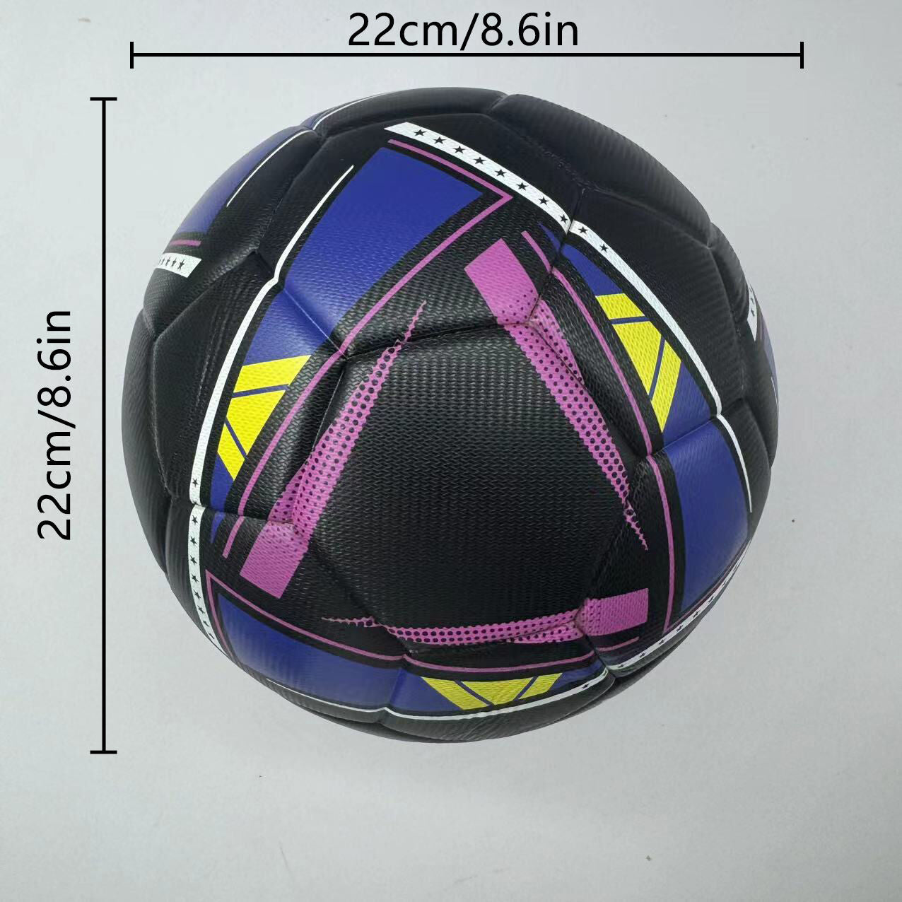 Limited edition commemorative black and white No. 5 Ball - Made of high-quality PU material, explosion-proof, waterproof, wear-resistant, soft, suitable for competitions, training, collection, indoor/outdoor sports, Christmas, Christmas Eve, Ramadan, birt - Image 4