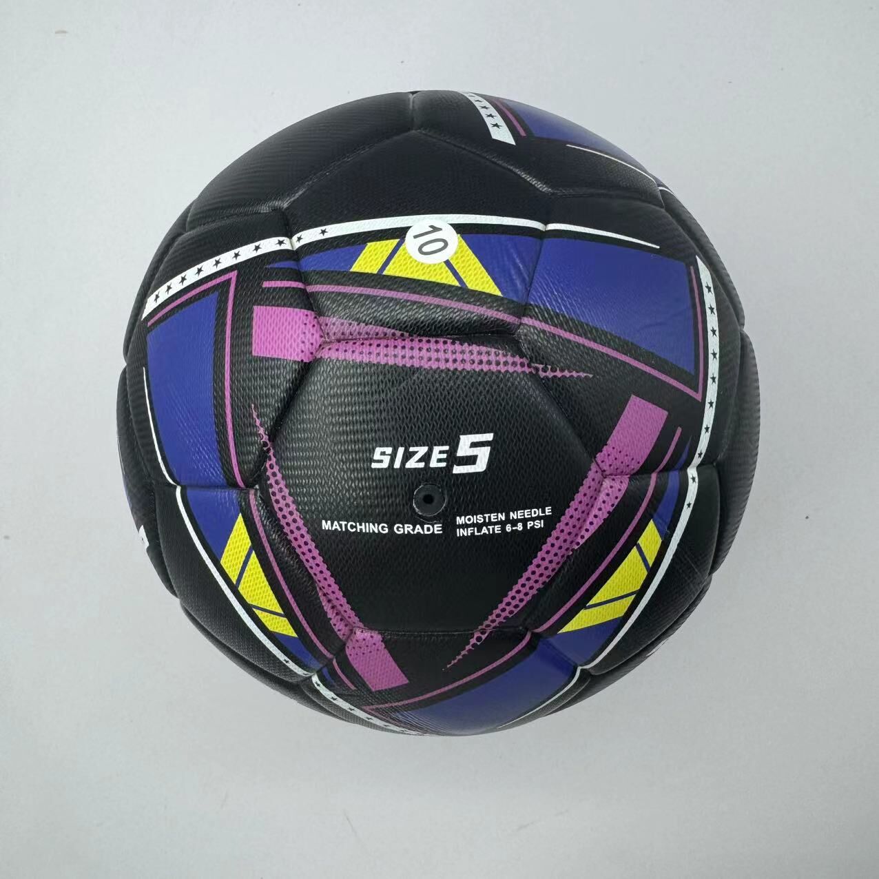 Limited edition commemorative black and white No. 5 Ball - Made of high-quality PU material, explosion-proof, waterproof, wear-resistant, soft, suitable for competitions, training, collection, indoor/outdoor sports, Christmas, Christmas Eve, Ramadan, birt - Image 8