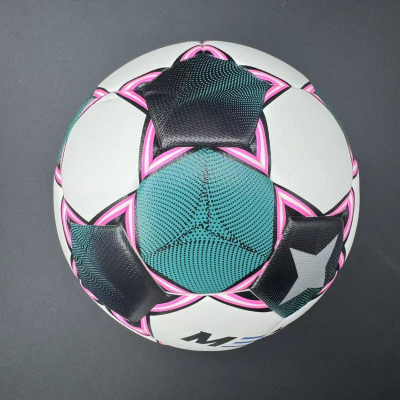 Commemorative high-quality No. 5 football - made of PU material, explosion-proof, waterproof, wear-resistant, soft and does not hurt feet. Three-piece set of net bag, air needle and air pump, suitable for competitions, training, indoor/outdoor entertainme - Image 3