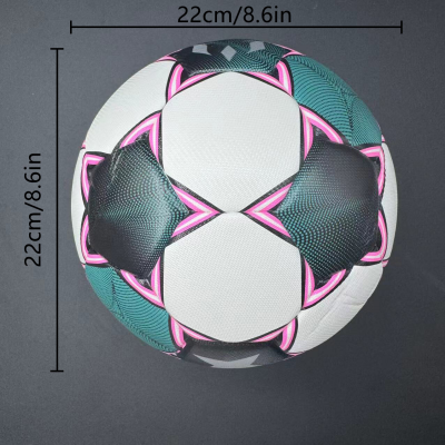 Commemorative high-quality No. 5 football - made of PU material, explosion-proof, waterproof, wear-resistant, soft and does not hurt feet. Three-piece set of net bag, air needle and air pump, suitable for competitions, training, indoor/outdoor entertainme - Image 4