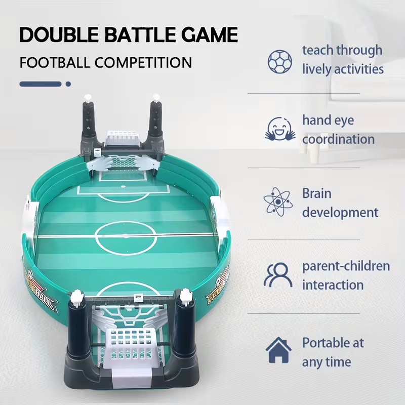 Children's interactive tabletop football game, 5 balls, educational sports tabletop toy, plastic frame, suitable for Valentine's Day, Easter and birthday gifts - Image 6