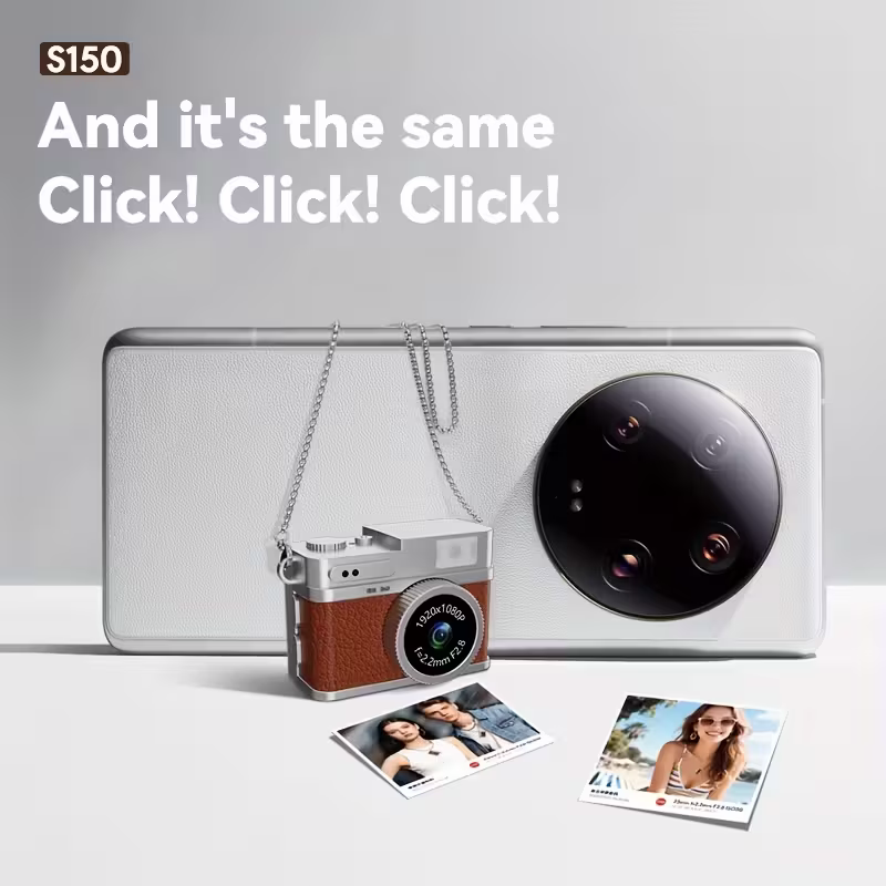 Mini camera retro version, wearable mini camera - 1080P high-definition video, 0.96-inch IPS screen, LED fill light, 17.5-gram ultra-light portable, suitable for Vlog shooting and travel, small pocket-sized photo recorder with 32GB card - small compact mi - Image 4