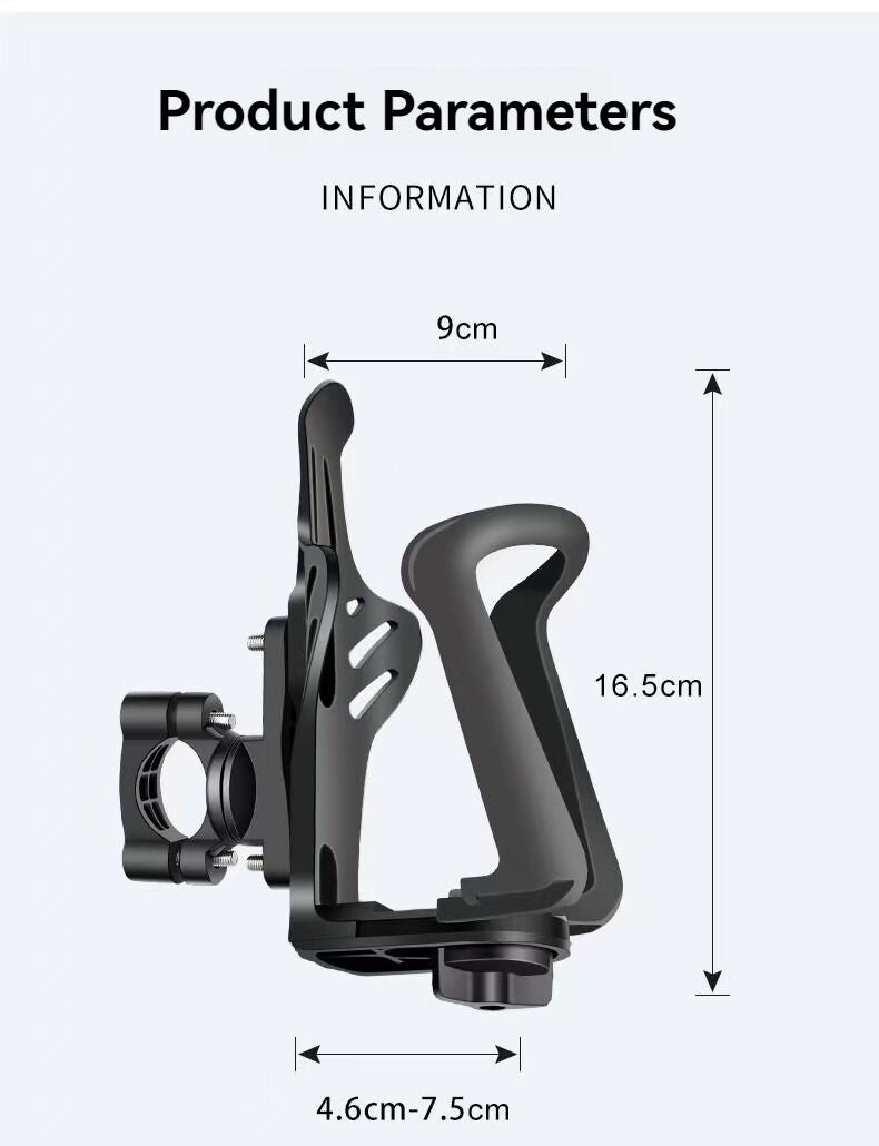Bicycle water bottle rack, motorcycle water bottle rack, mountain bike water bottle rack, road bike water bottle rack, motorcycle touring bike support - Image 3
