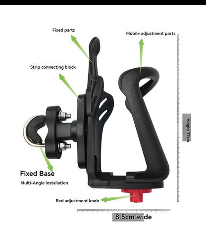 Bicycle water bottle rack, motorcycle water bottle rack, mountain bike water bottle rack, road bike water bottle rack, motorcycle touring bike support - Image 5