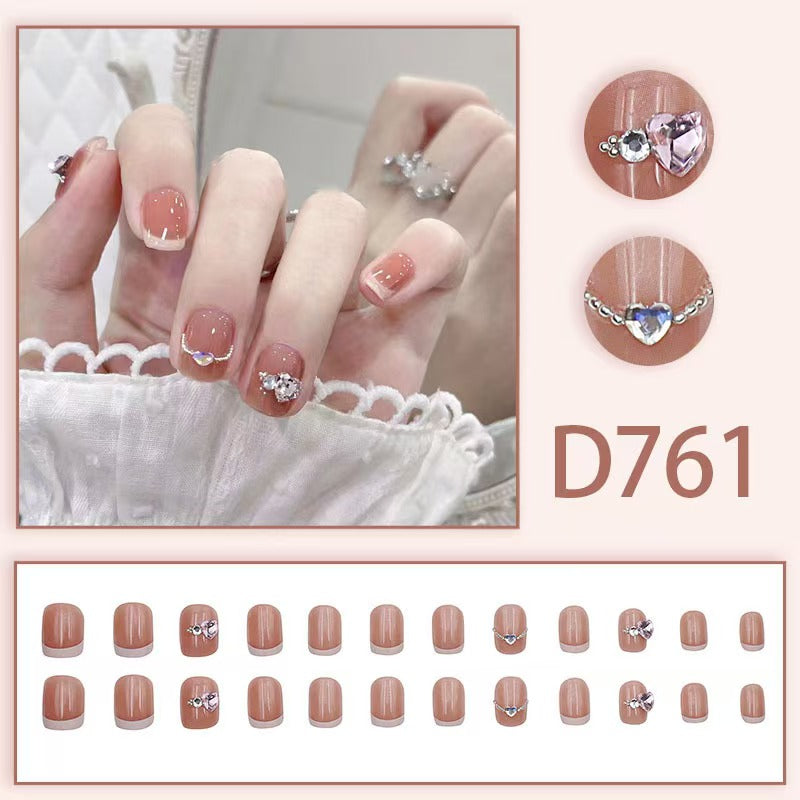 12 boxes / 288 pieces, cool spicy simple French sparkling diamond line sweet style hot-selling wearable jewelry set - Image 6