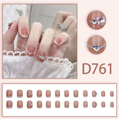 12 boxes / 288 pieces, cool spicy simple French sparkling diamond line sweet style hot-selling wearable jewelry set - Image 6