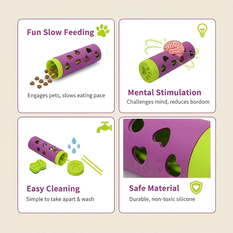 New removable pet slow-food drool toy | chewable snack roller that consumes energy and relieves boredom, suitable for small and medium-sized cats and dogs, suitable for indoor and outdoor scenes - Image 4