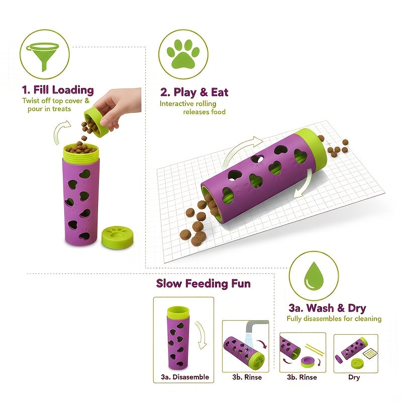 New removable pet slow-food drool toy | chewable snack roller that consumes energy and relieves boredom, suitable for small and medium-sized cats and dogs, suitable for indoor and outdoor scenes - Image 7
