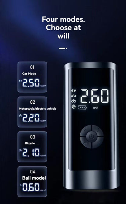 Car portable car motorcycle tire automatic inflator - Image 2