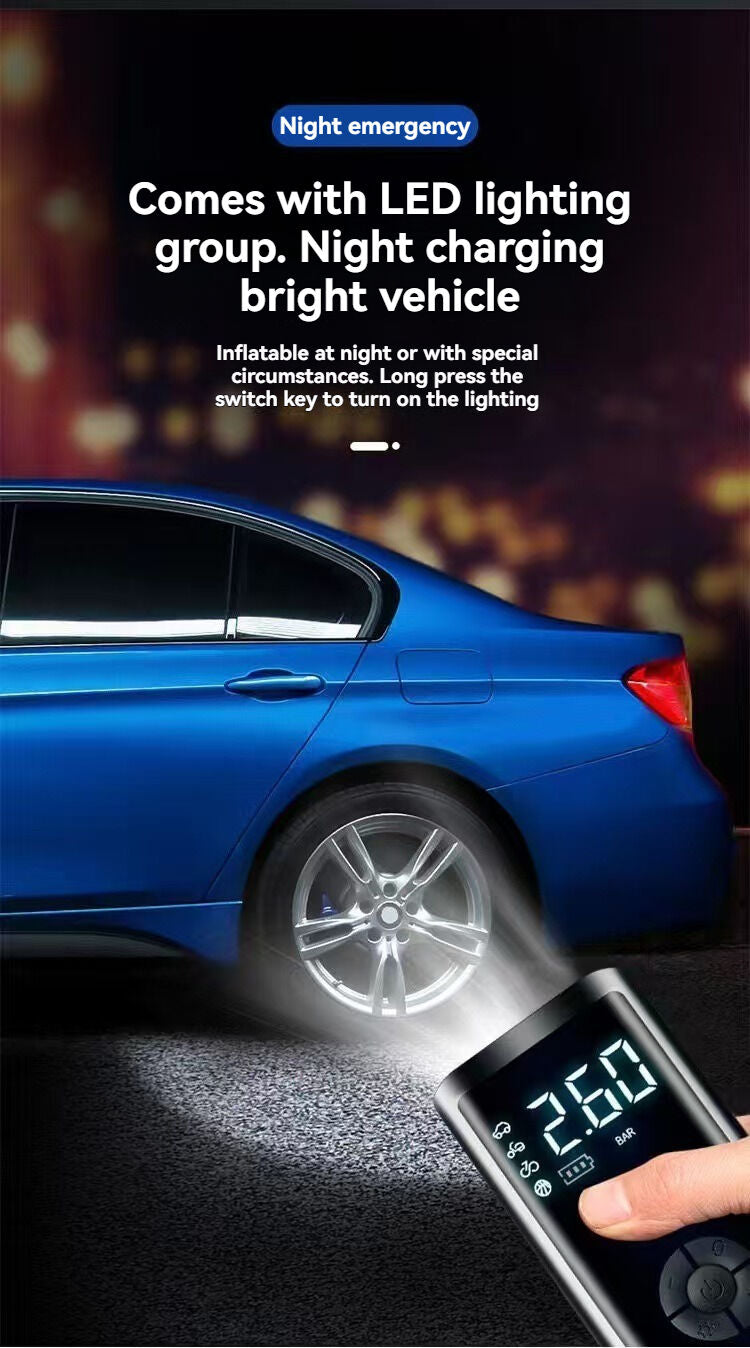 Car portable car motorcycle tire automatic inflator - Image 4