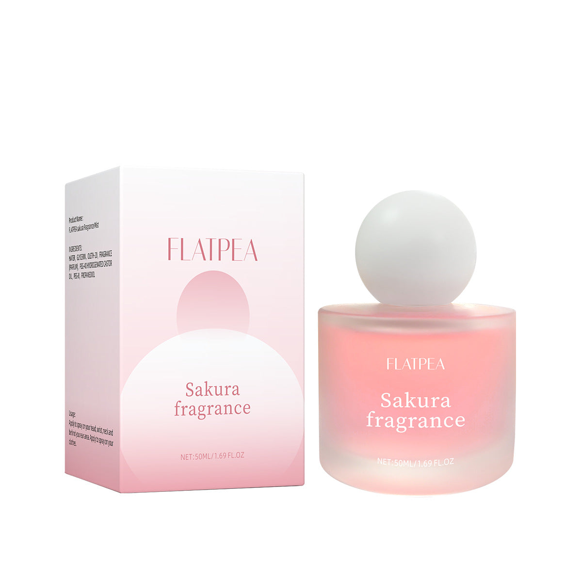 Hot-selling Cherry Blossom Women's Perfume Spray Natural Freshness Long-lasting Fragrance No Alcohol 50ml - Image 9