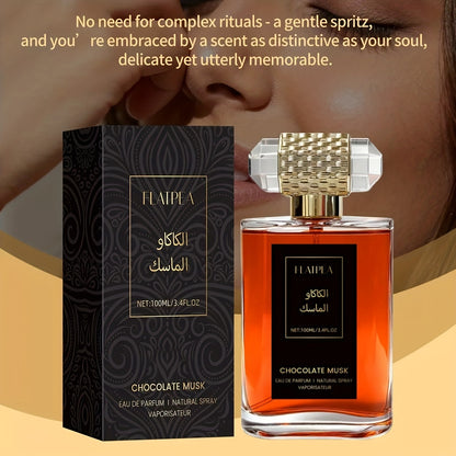 100ml women's perfume, chocolate, vanilla, musk, long-lasting sweet fragrance, women's fragrance spray, body/hair spray, alcohol-free, travel size, easy to carry, alcohol-free, suitable for daily/date/vacation/party, ideal gift for women/birthday gift/Chr - Image 4