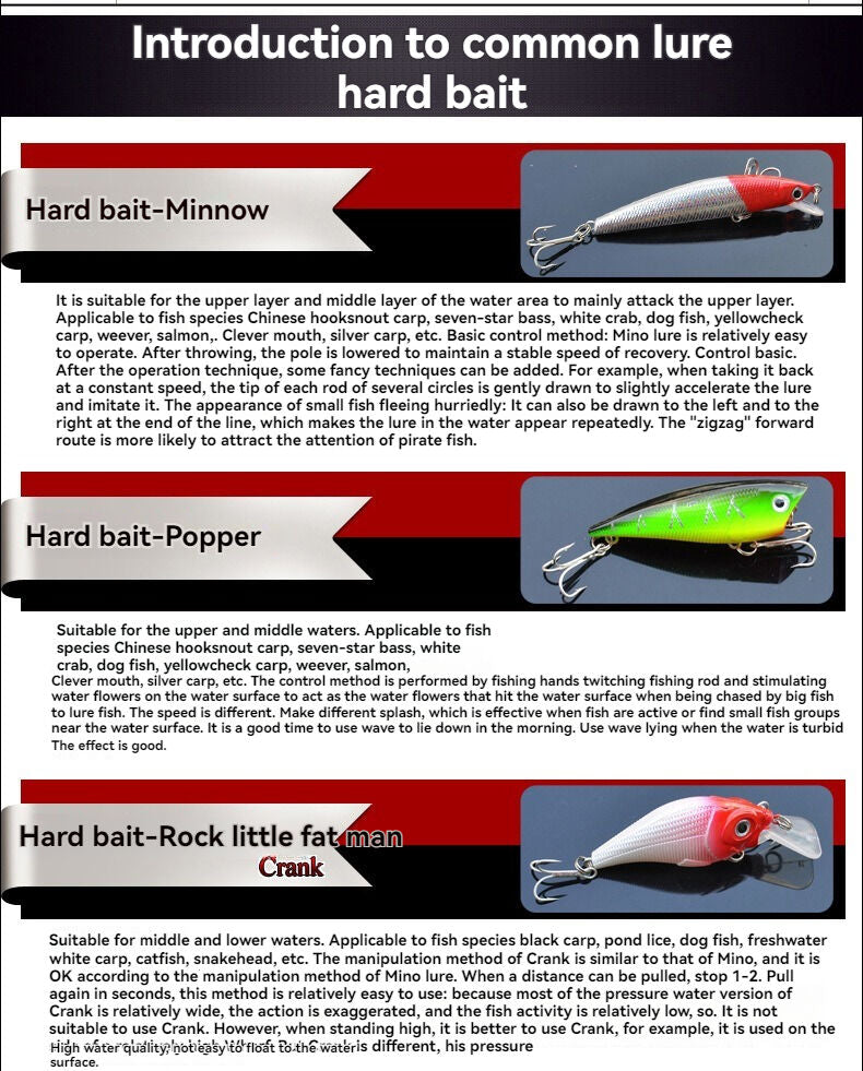 Lure, fake bait set universal complete set, artificial bait for bream, freshwater minnow, vib, peanut, shiny lure, soft bait, iron plate - Image 2
