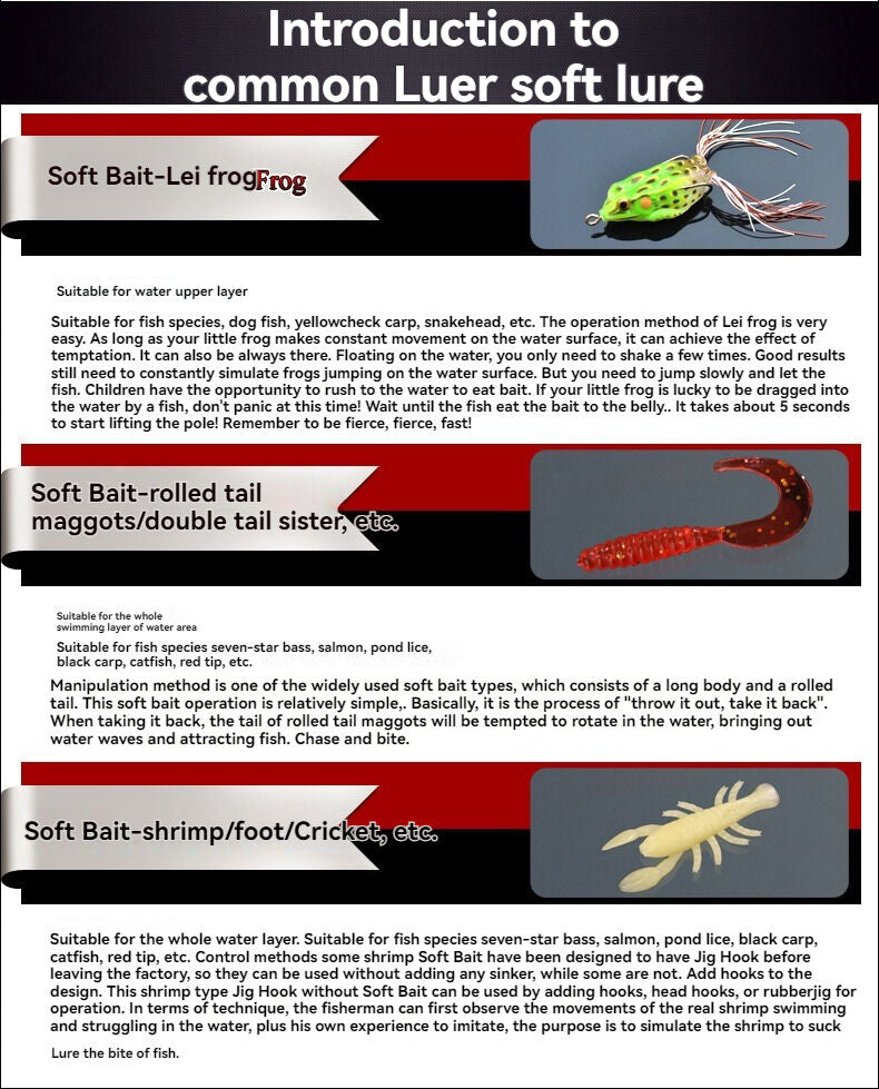 Lure, fake bait set universal complete set, artificial bait for bream, freshwater minnow, vib, peanut, shiny lure, soft bait, iron plate - Image 3