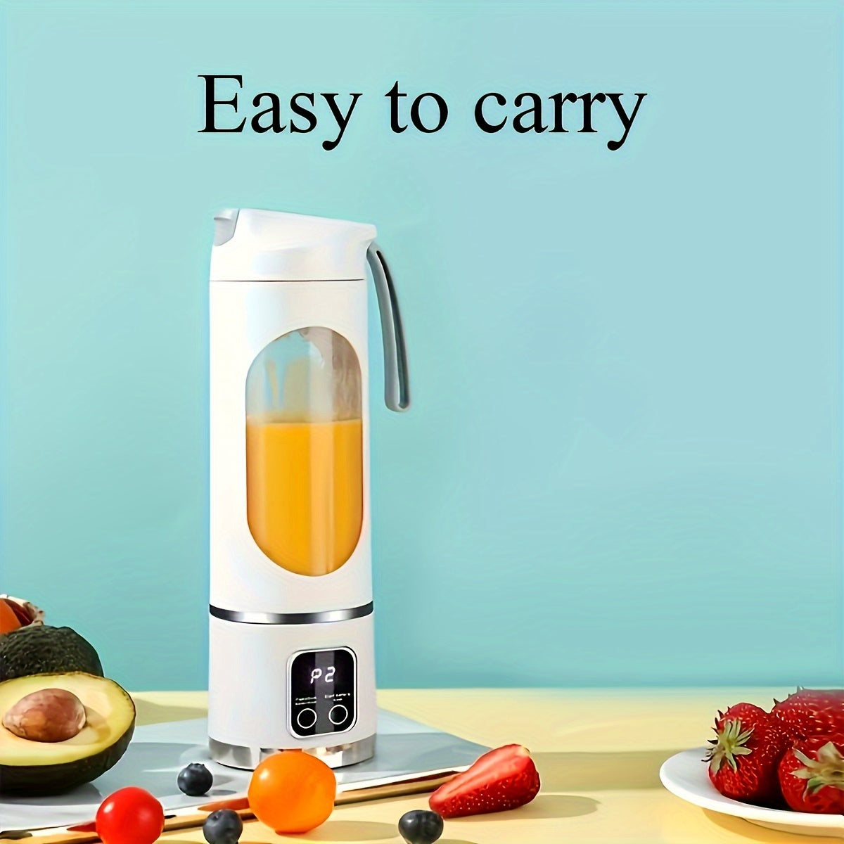 Portable Home Small USB Charging Mixer & Juicer - Easy to Clean, Suitable for Fruit Vegetable Drink, Smoothie Multifunctional Juicer Cup - Image 4