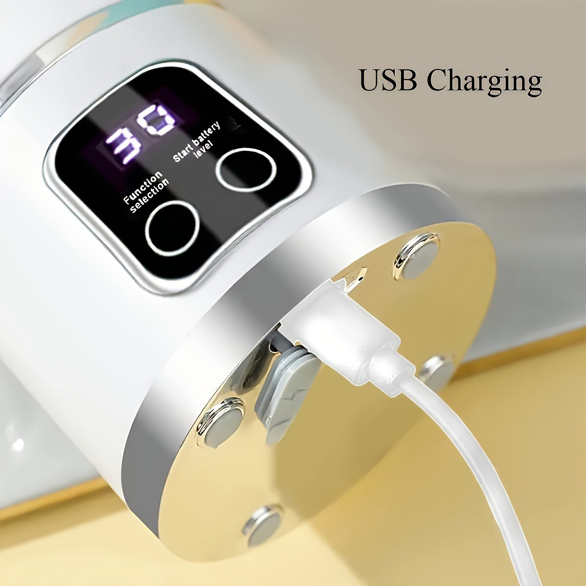 Portable Home Small USB Charging Mixer & Juicer - Easy to Clean, Suitable for Fruit Vegetable Drink, Smoothie Multifunctional Juicer Cup - Image 5