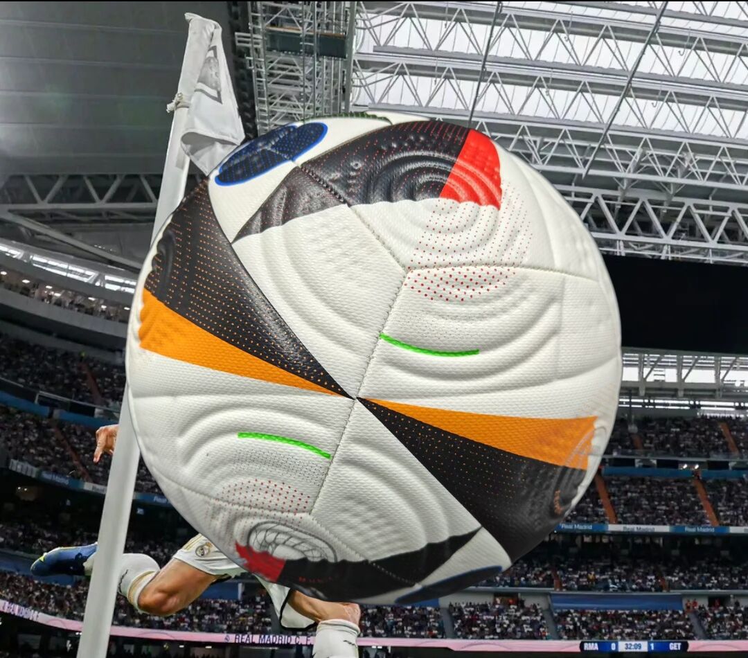 Euro Cup group stage football, special black and white pattern PU ultra-durable kicking soft new fashion event-specific football - Image 3