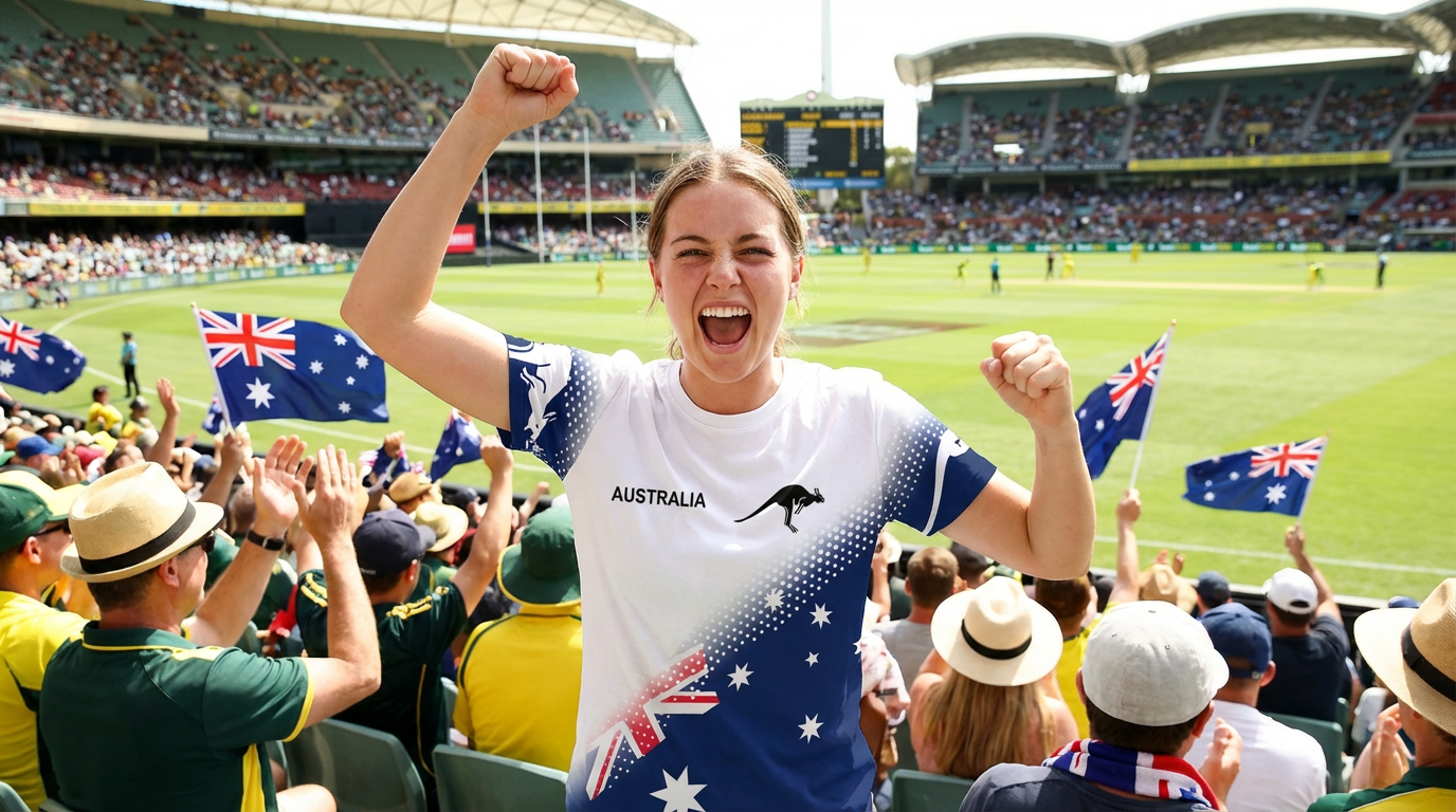 Australian Flag Kangaroo Print Unisex O-Neck Short Sleeve T-Shirt Summer Breathable Cotton Blend Streetwear Top（5XL）| Other styles Available in Store - Image 3
