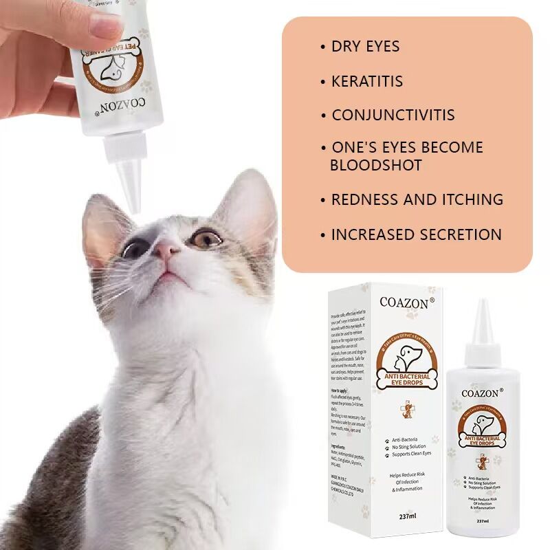 pet products Pet products COAZON, Eye Stain Remover for Dogs and Cats, Dry Eyes, Keratitis ,Conjunctivitis,One's Eyes Become Bloodshot,Redness And Itching, Increased Secretion - Image 2