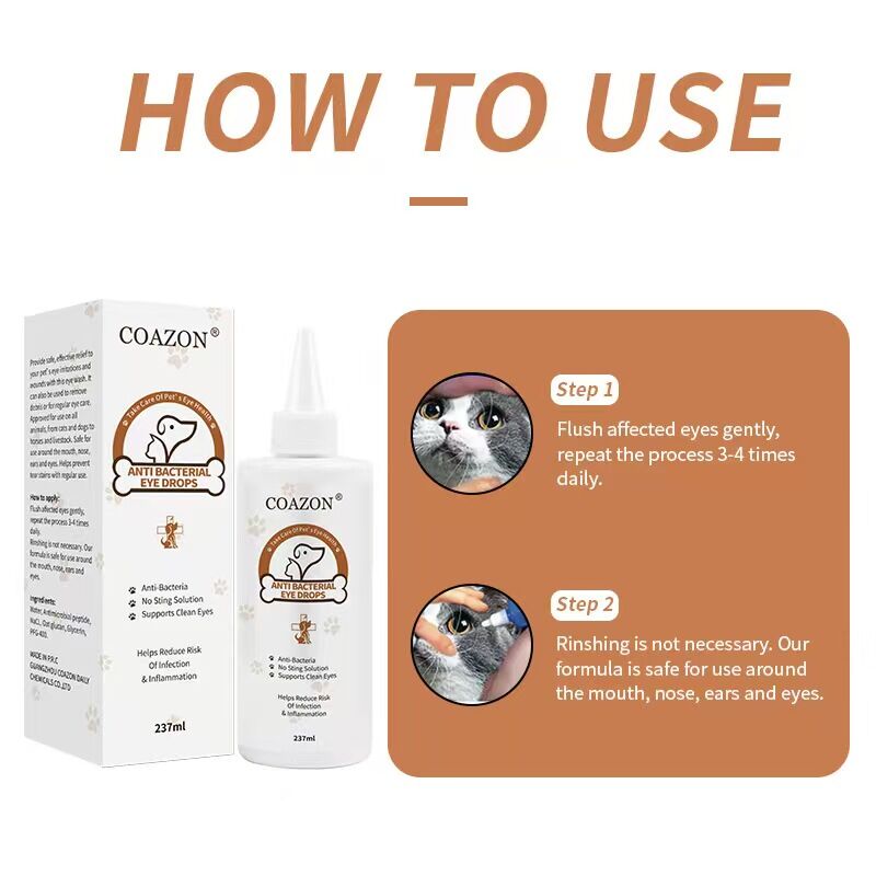 pet products Pet products COAZON, Eye Stain Remover for Dogs and Cats, Dry Eyes, Keratitis ,Conjunctivitis,One's Eyes Become Bloodshot,Redness And Itching, Increased Secretion - Image 5