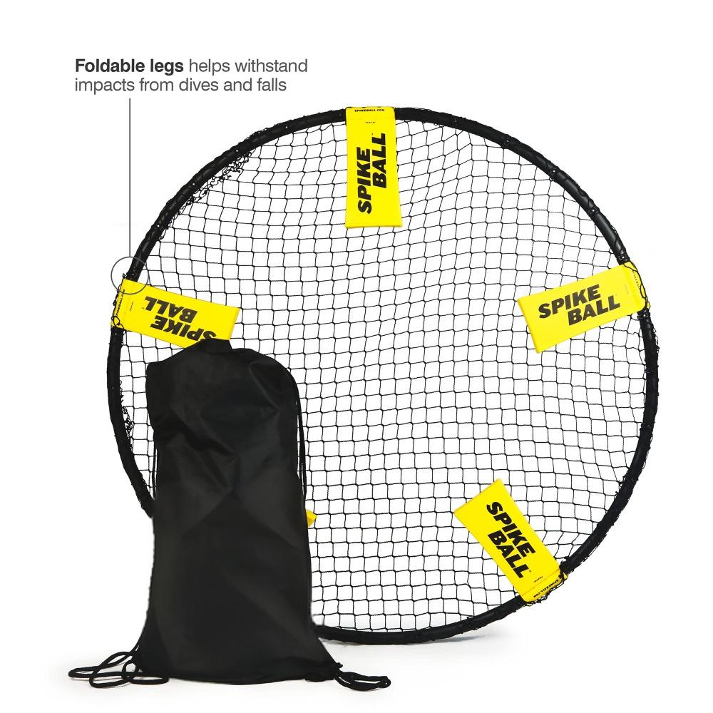 W3 Ball Original Roundnet Game Set, 4-Player Outdoor Volleyball with 3 Balls, Net & Bag for Lawn, Sand & Indoors - Image 2