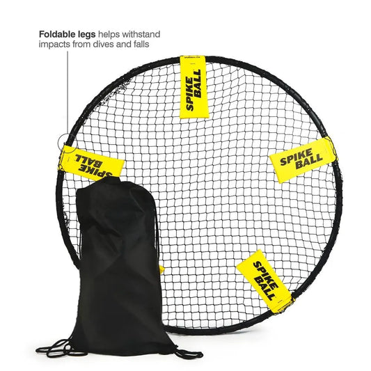 W3 Ball Original Roundnet Game Set, 4-Player Outdoor Volleyball with 3 Balls, Net & Bag for Lawn, Sand & Indoors - Image 2