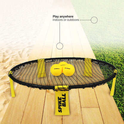 W3 Ball Original Roundnet Game Set, 4-Player Outdoor Volleyball with 3 Balls, Net & Bag for Lawn, Sand & Indoors - Image 4
