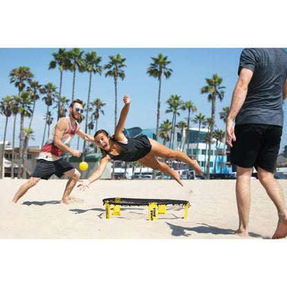 W3 Ball Original Roundnet Game Set, 4-Player Outdoor Volleyball with 3 Balls, Net & Bag for Lawn, Sand & Indoors - Image 5