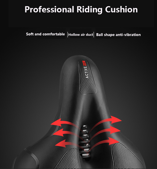 Bike Saddle with Rechargeable Taillight: 21×25×11cm Silicone Seat, 700g, Wrench Included for Aussie Cyclists - Image 3